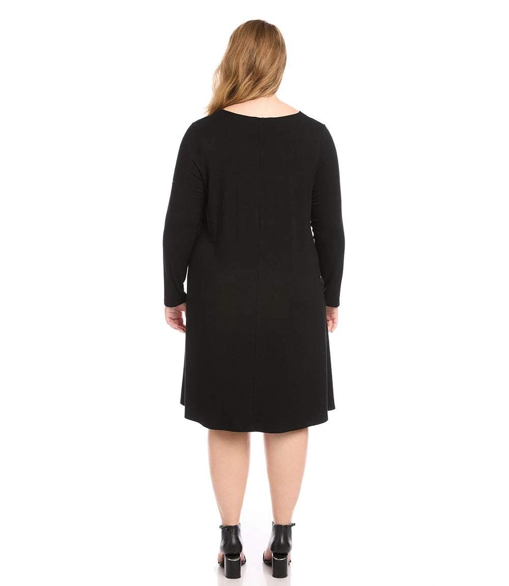 Plus Size Long Sleeve Maggie Dress 7 Plus Size Long Sleeve Maggie Dress - Image 5
