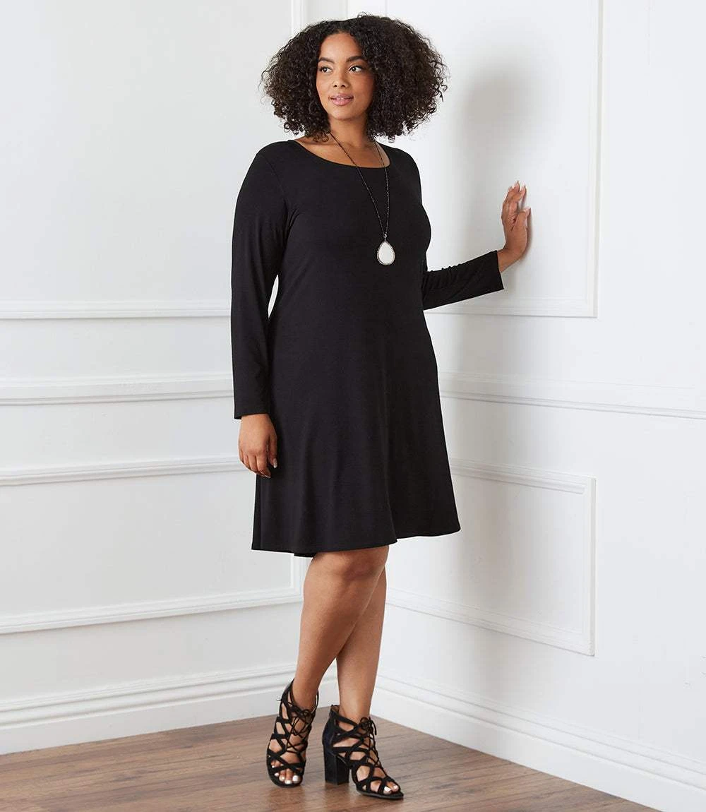 Plus Size Long Sleeve Maggie Dress 3 Plus Size Long Sleeve Maggie Dress