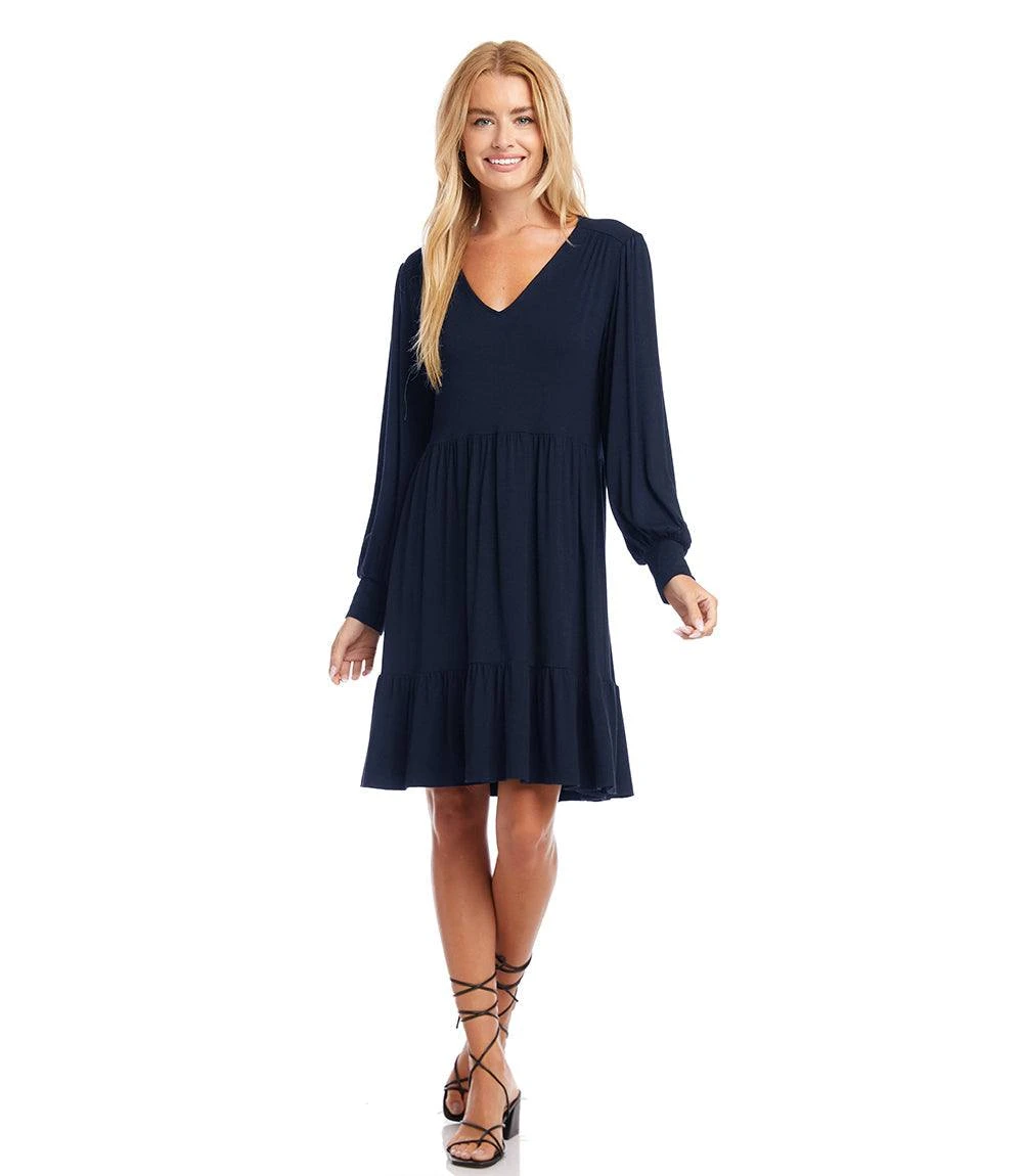 Long Sleeve Tiered Dress 4 Long Sleeve Tiered Dress - Image 2
