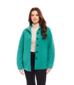 Brushed Shirt Jacket 11 Brushed Shirt Jacket -Karen Kane Store karenkane 2024 fall 3L08300 GLS 001