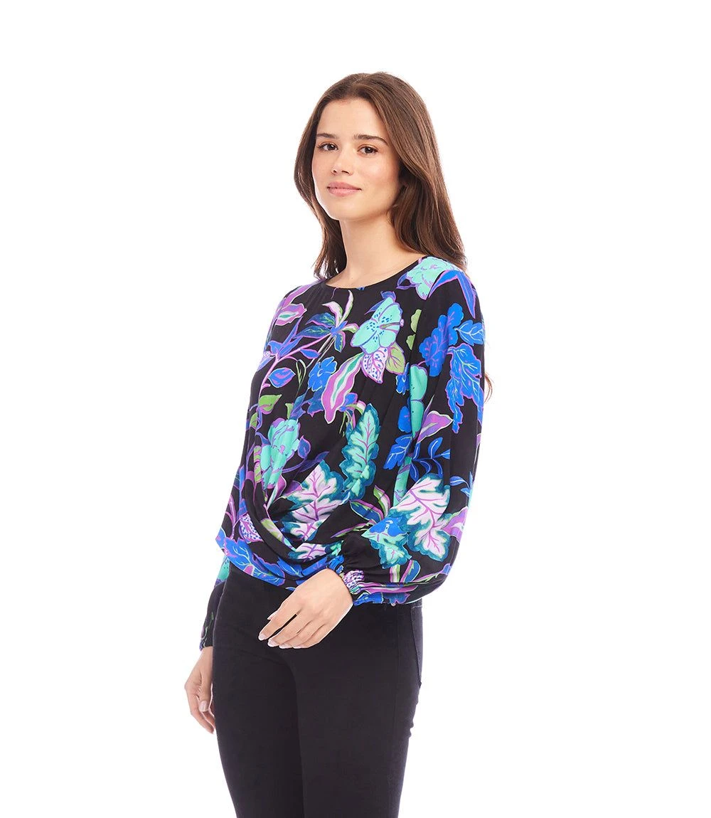 Petite Size Boatneck Drape Top 4 Petite Size Boatneck Drape Top - Image 2