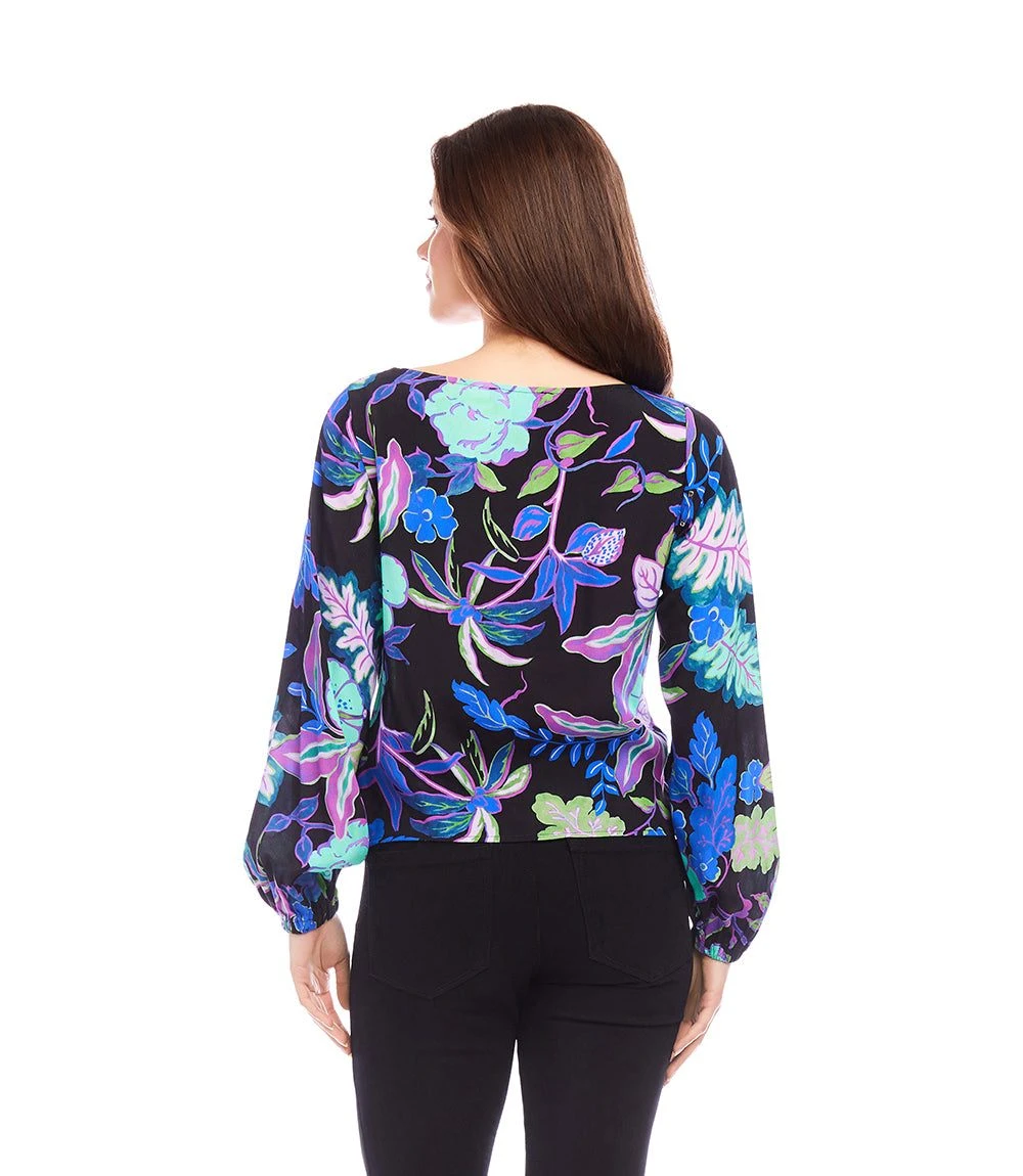 Petite Size Boatneck Drape Top 5 Petite Size Boatneck Drape Top - Image 3