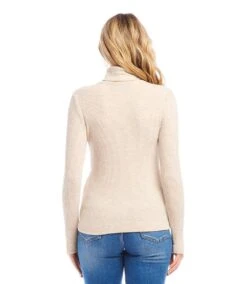 Ribbed Turtleneck Top -Karen Kane Store karenkane 2024 fall 3L56016 OAT 00 3