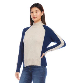 Colorblock Sweater -Karen Kane Store karenkane 2024 fall 3L89787 MUL 00 2