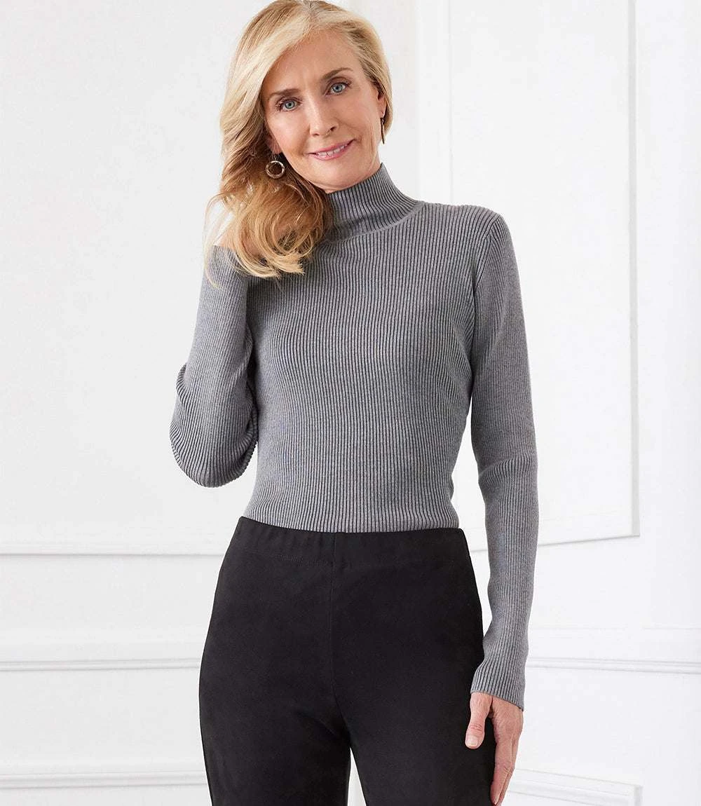 Ribbed Turtleneck Sweater 3 Ribbed Turtleneck Sweater