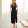 Sleeveless Faux Wrap Midi Dress 1 Sleeveless Faux Wrap Midi Dress -Karen Kane Store karenkane 2024 spring 1L14342 BLK 00 d695995f 502e 4802 9762 eb9f63779512
