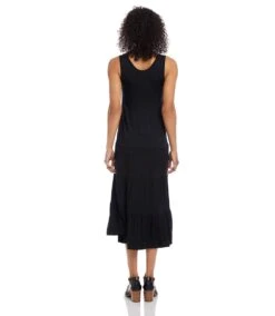 Tiered Midi Dress -Karen Kane Store karenkane 2024 spring L13433P BLK 004 335a09c9 883e 41fc ab29 fb1c17af1028