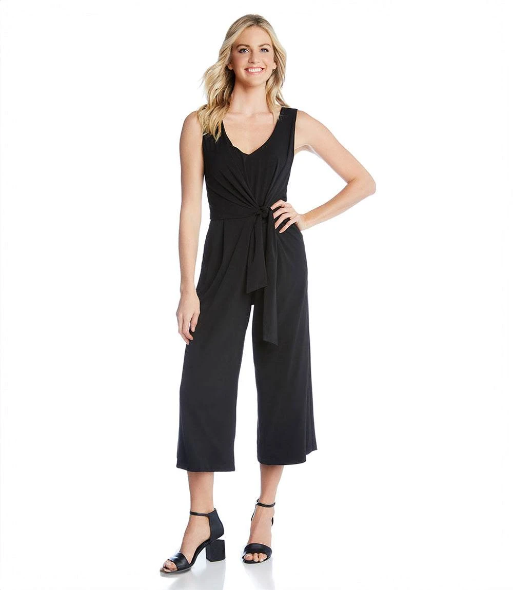 Petite Size Tie-Front Travel Jumpsuit 4 Petite Size Tie-Front Travel Jumpsuit - Image 2