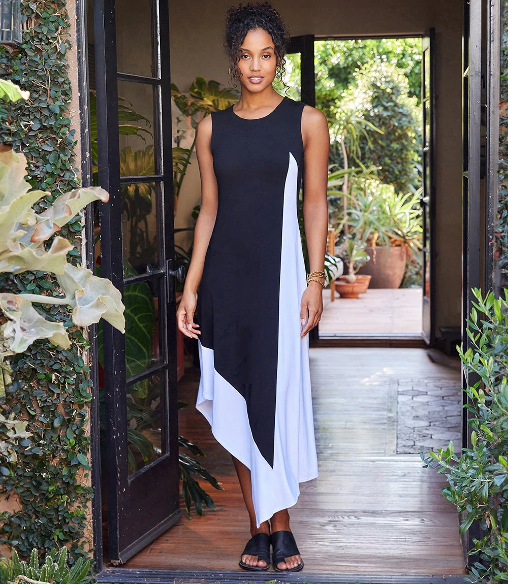 Asymmetric Colorblock Dress 8 Asymmetric Colorblock Dress - Image 6