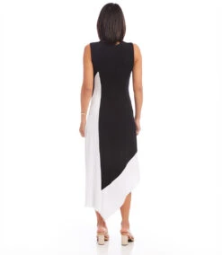 Asymmetric Colorblock Dress 13 Asymmetric Colorblock Dress -Karen Kane Store karenkane 2024 summer 2L14075 BOW 006