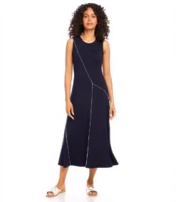 Reverse Seam Dress -Karen Kane Store karenkane 2024 summer L13004 NAV 001